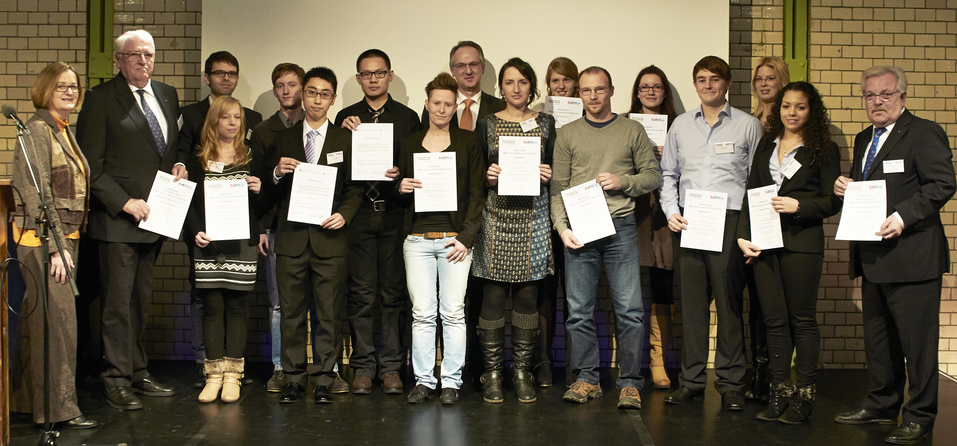Vergabe der Deutschlandstipendien an der Beuth Hochschule am 12. Dezember 2012